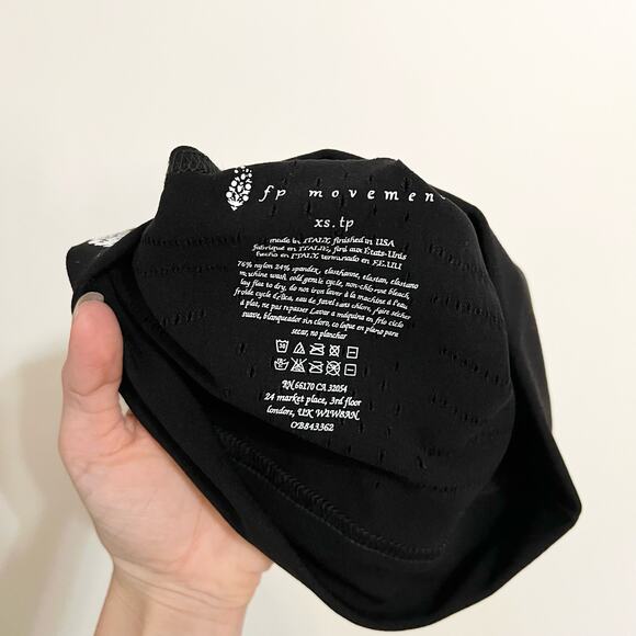 NWOT Free People Movement Ecology Bra in Black - Picture 6 of 7